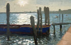 SUNRISE WITH BOAT, FONDAMENTE NOVE, VENICE.