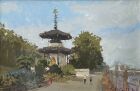 THE LONDON PEACE PAGODA<br />(BATTERSEA PARK, LONDON)