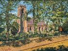 THE VILLAGE CHURCH IN SUMMER<br />CHRIST CHURCH CHARNOCK RICHARD