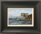 TENBY LIFEBOAT STATION, EVENING LOW TIDE.<br />(Exhibited at the Royal Society of Marine Artist&#039;s Annual Exhibition 2020, Mall Galleries, London.)