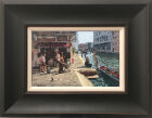 LATE MORNING ON GUGLIE BRIDGE, VENICE.<br /><br />(Exhibited and SOLD at the Royal Society of Marine Artist&#039;s Annual Exhibition 2020, Mall Galleries, London.)