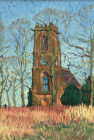 CHRIST CHURCH CHARNOCK RICHARD (EARLY SPRINGTIME).<br /><br />(Selected for the Manchester Academy of Fine Arts &quot;Art of Everyday&quot; Exhibition at the Oldham Gallery, 8 May - 26 June 2021)